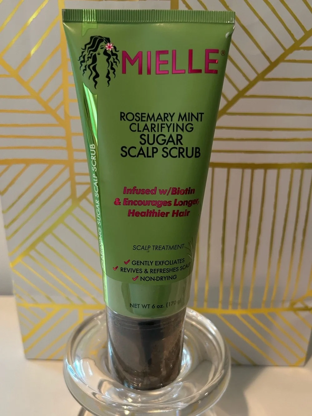 ✨ Mielle Rosemary Mint Clarifying Sugar Scalp Scrub | Full Size Factory Sealed